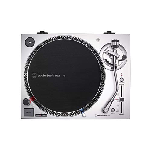 Audio-Technica AT-LP120XUSB Direct-Drive Turntable (Analog & USB), Silver,  Hi-Fidelity, Plays 33 -1/3, 45, and 78 RPM Records, Convert Vinyl to 